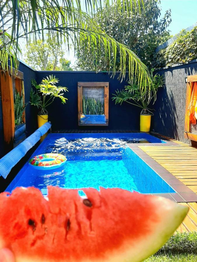 Bangalo Das Lagartixas ,Casa Studio Com Piscina Aquecida Privativa A 20 Minutos Do Centro De Curitiba Colombo Bagian luar foto
